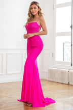 Vestidos de fiesta de sirena con lentejuelas brillantes
