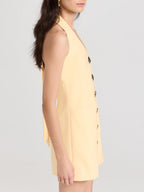 Robe débardeur élégante à bretelles pendantes 
