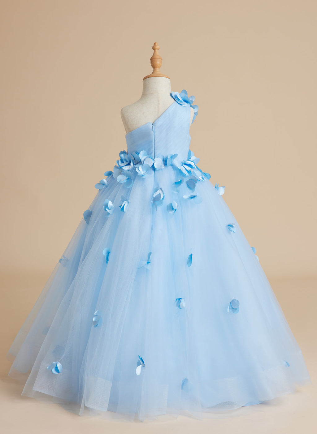 Vestido de princesa/vestido de tul hasta el suelo para niña de las flores 