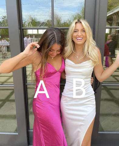 Robe de soirée blanche élégante, robe de cérémonie, robe de remise de diplôme Y1985