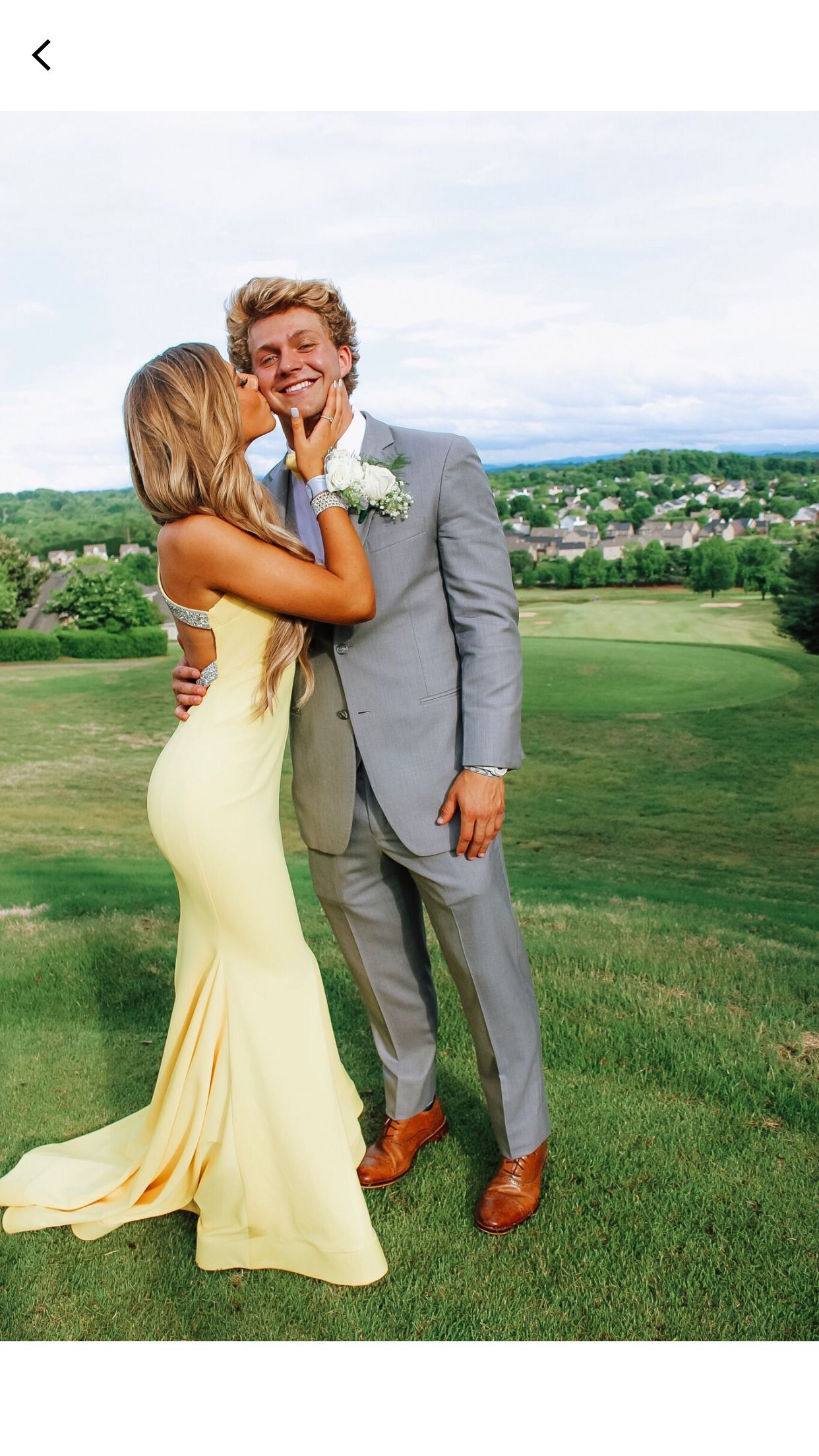 Robe de bal sirène jaune clair élégante avec traîne, robe de soirée jaune clair Y5319