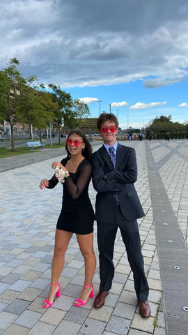 Black Dress with Long Sleeves Black Short Homecoming Dress Y1961