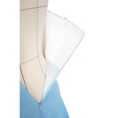 Robe de soirée longue à bretelles spaghetti et volants 