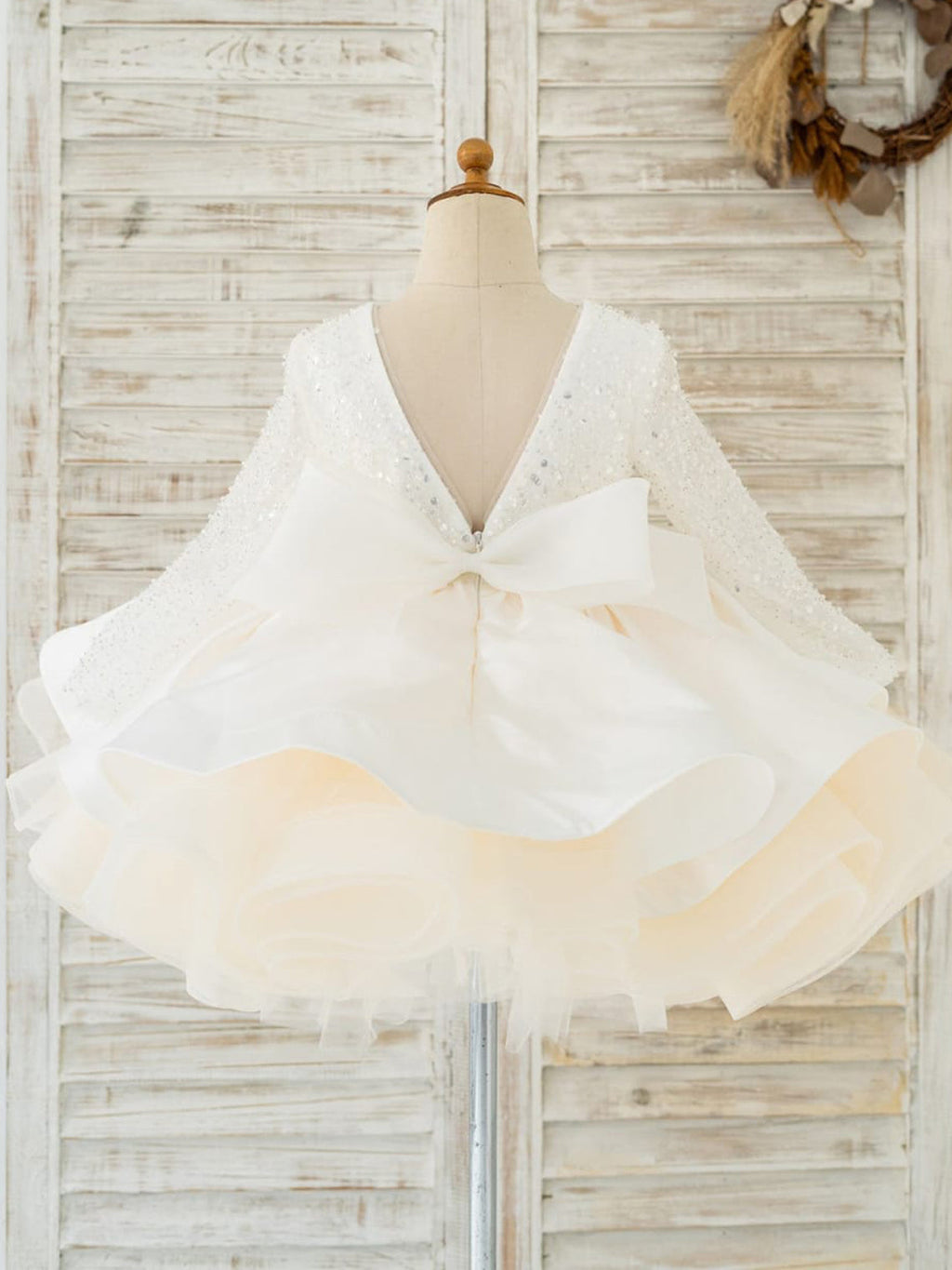 Vestido corto/mini de tul con lentejuelas estilo princesa/de baile 