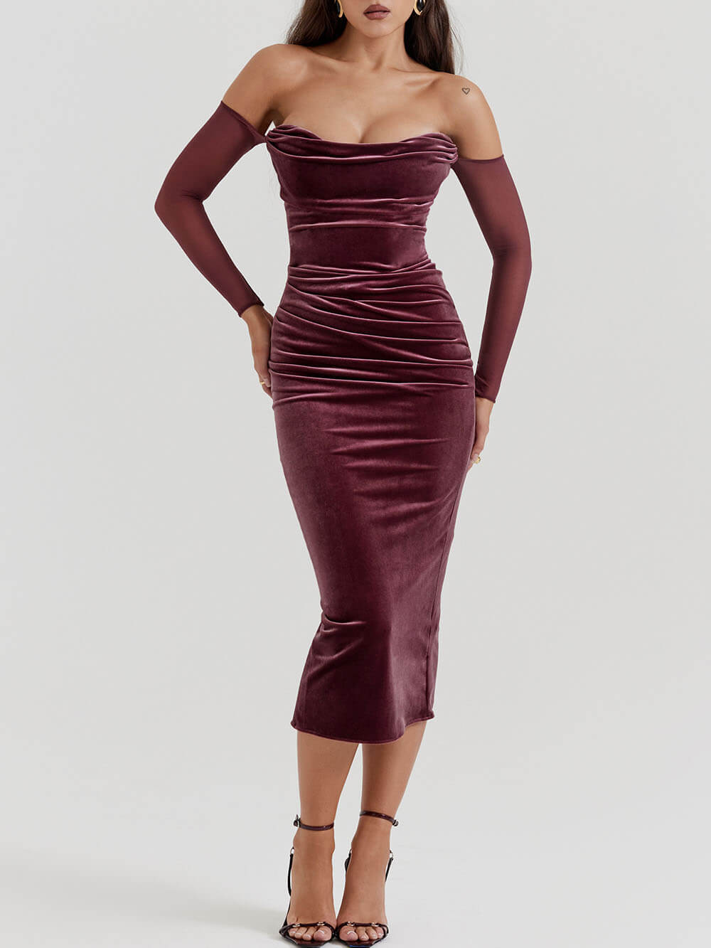 Robe midi bustier 