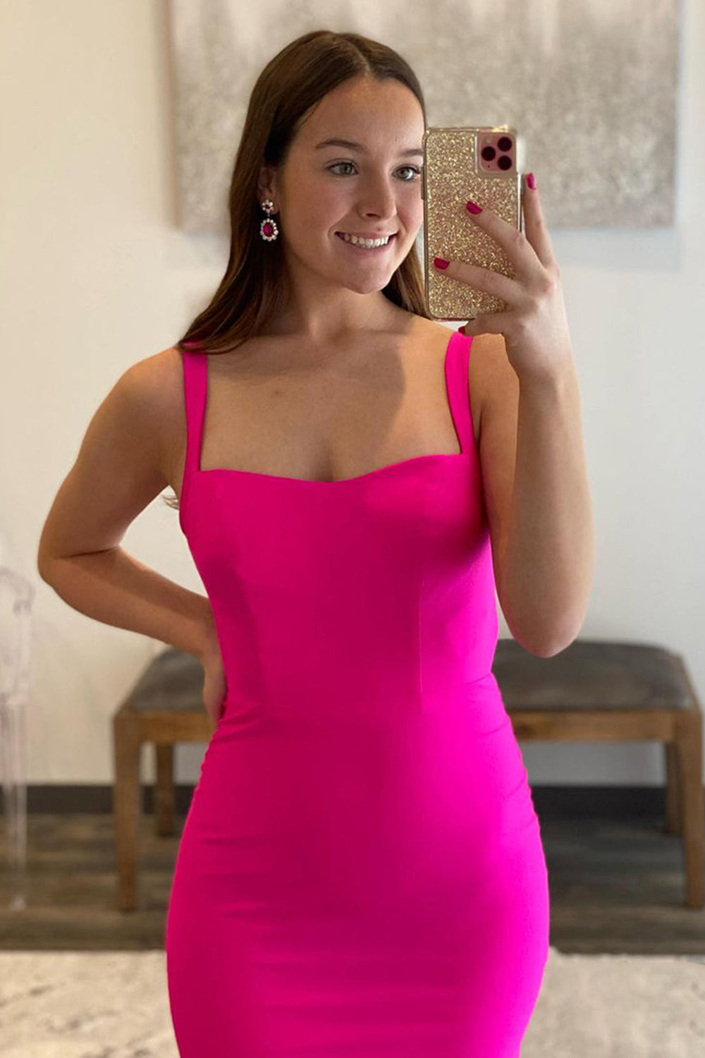 Satin Mermaid Prom Dress