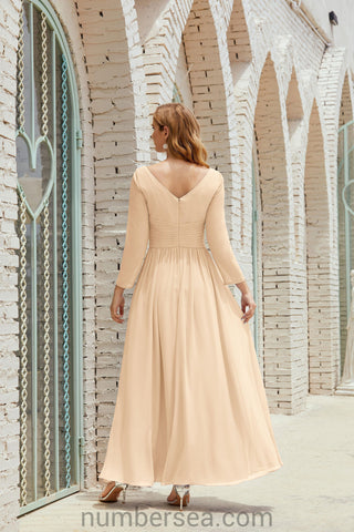 Baoleely Bridesmaid Dress Chiffon Formal Party Dress Evening Dress 28016