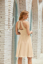 Vestidos de fiesta sin mangas, vestido formal de cóctel para graduación 28014 