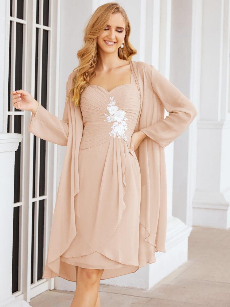 Vestidos de encaje para la madre de la novia y el novio de Sunderly, ideales para invitadas de boda (SY28066)