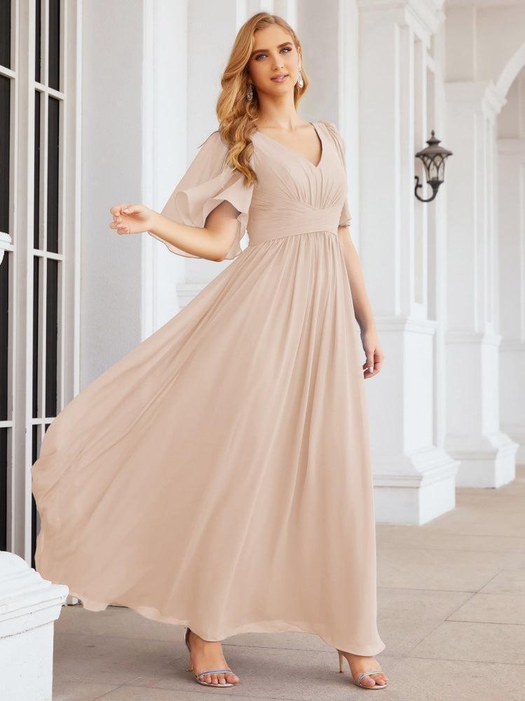 Robes de demoiselle d'honneur pour femmes, robe de soirée longue de mariage, robe de bal 28068