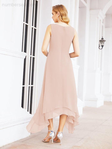 Vestido de fiesta formal de dos piezas corte A para la madre de la novia Sunderly SY28073