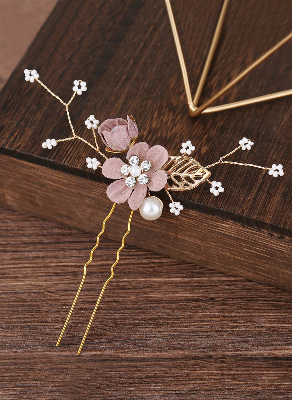 Diadema rosa/azul para niña de las flores 