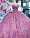 Robe de bal luxueuse ornée de perles et de fleurs pour quinceañera Y811