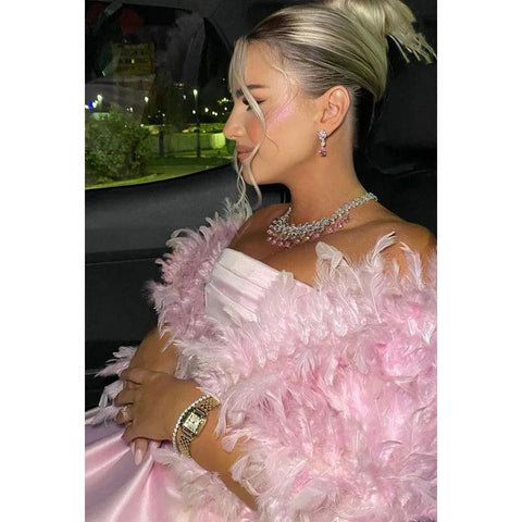 Vestido formal de fiesta, sencillo e informal, sin mangas, con hombros descubiertos y fruncido, de corte A