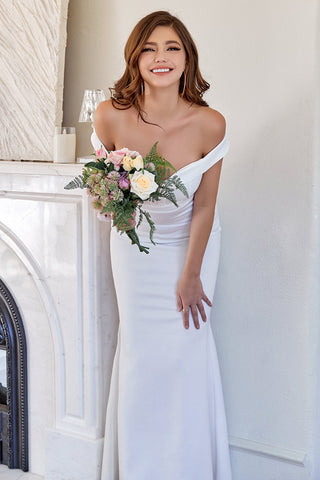 Robe de bal sirène à épaules dénudées