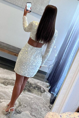 Vestido dorado de lentejuelas para baile de bienvenida
