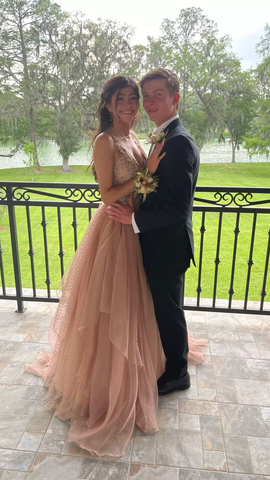 Vestido de fiesta de tul único de corte A, vestido de noche de moda Y5395