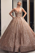 Vestido de baile de lentejuelas con escote corazón, vestido largo de fiesta de noche