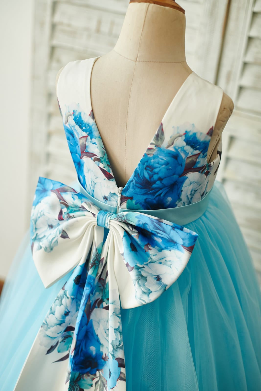Vestido de baile/vestido de princesa de satén y tul hasta el suelo (2003227804) 