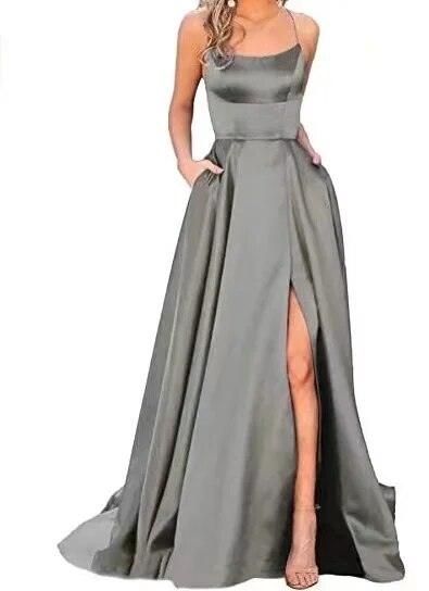 Robe de soirée longue en velours bleu roi, asymétrique, robe de soirée formelle