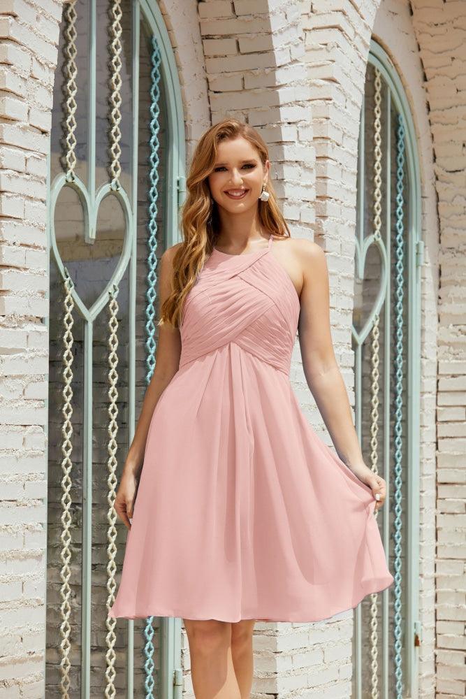 Vestidos de fiesta sin mangas, vestido formal de cóctel para graduación 28014 