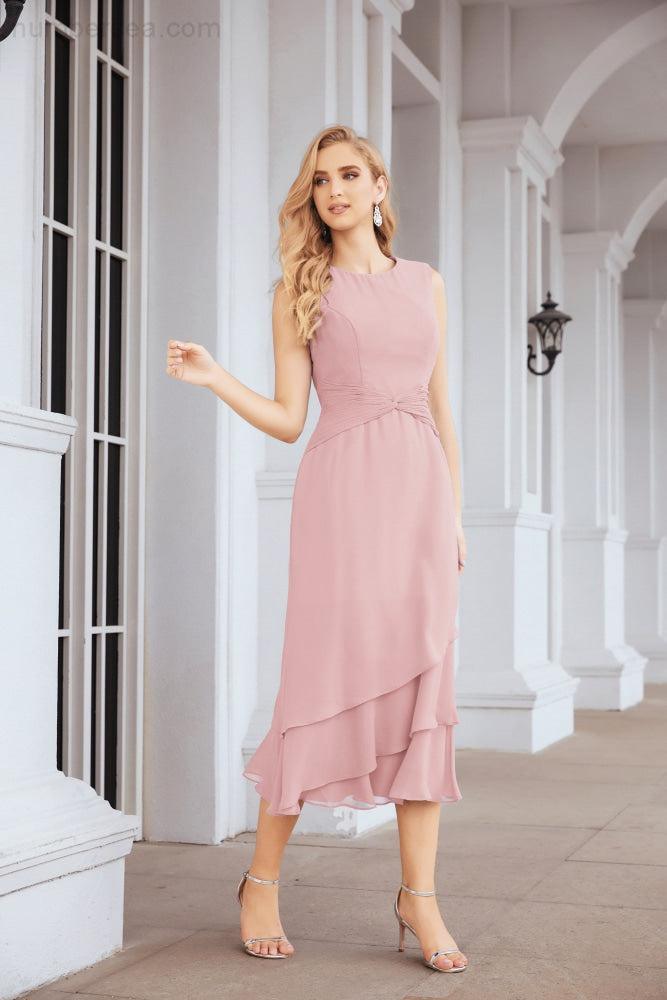 Robe de soirée deux pièces Sunnderly, coupe trapèze, pour la mère de la mariée, référence SY28072