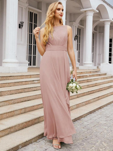 Vestidos de dama de honor Baoleely para boda, vestidos largos formales con volantes para baile de graduación 28039