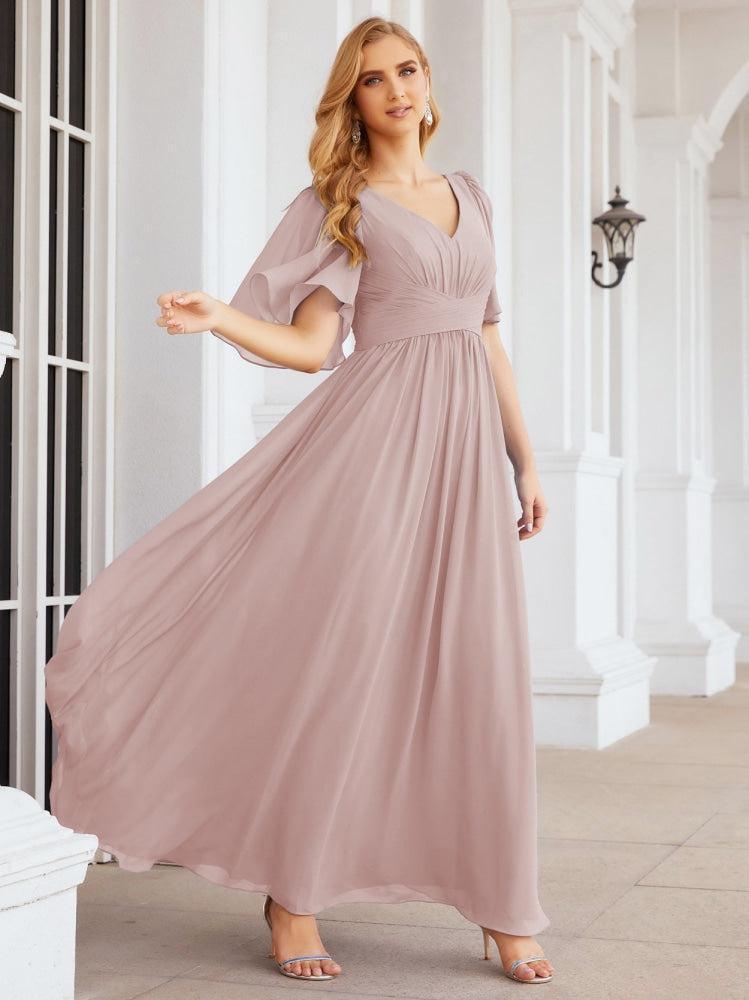 Vestidos de dama de honor para mujer, vestido largo de fiesta para boda o graduación 28068