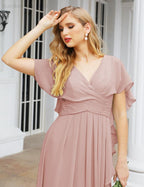 Baoleely Bridesmaid Dresses Backless Formal Prom Gowns for Evening Party Mother of The Bride Dress 28040