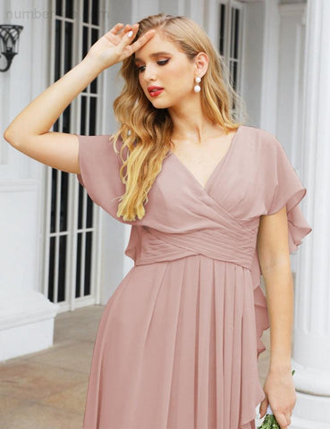 Vestidos de dama de honor Baoleely, vestidos de gala formales sin espalda para fiestas de noche, vestido para la madre de la novia 28040