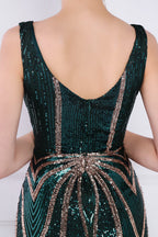 Robe de bal à décolleté plongeant