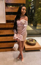 Vestido de fiesta de 18 cumpleaños, lindo vestido de bienvenida, mangas largas Y351