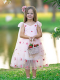 Vestido de tul hasta la rodilla para bebé niña 