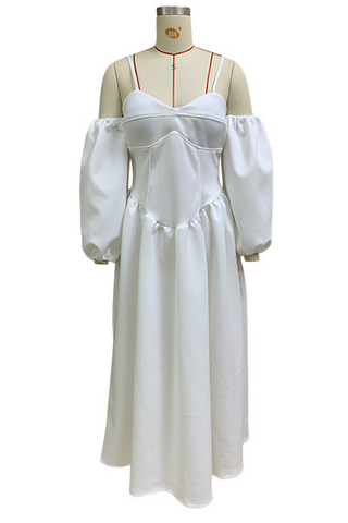 Vestidos de noche sexis de color liso con bolsillo y escote en V 