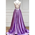 Vestido de fiesta para mujer con tirantes finos, cuentas y brillantes 