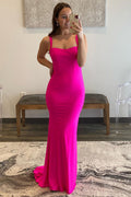 Satin Mermaid Prom Dress