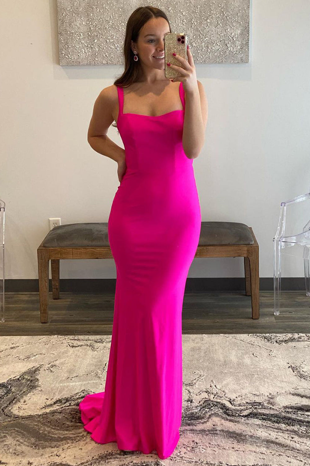 Satin Mermaid Prom Dress