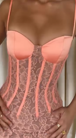 Vestido de noche largo de sirena de encaje sexy Y7693