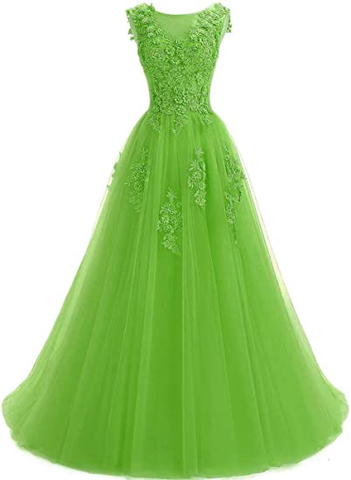 Robes longues de soirée pour femmes, robes de demoiselle d'honneur, robes de remise de diplômes avec applications de dentelle Y1848