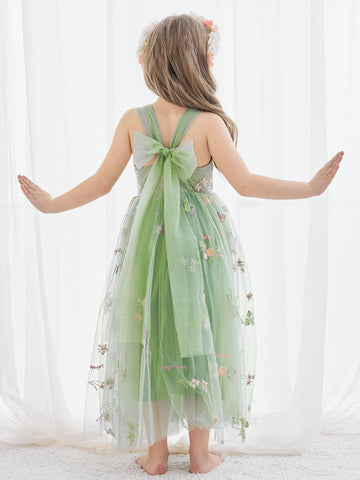 Vestido de tul de corte A hasta el tobillo (2003227711) 