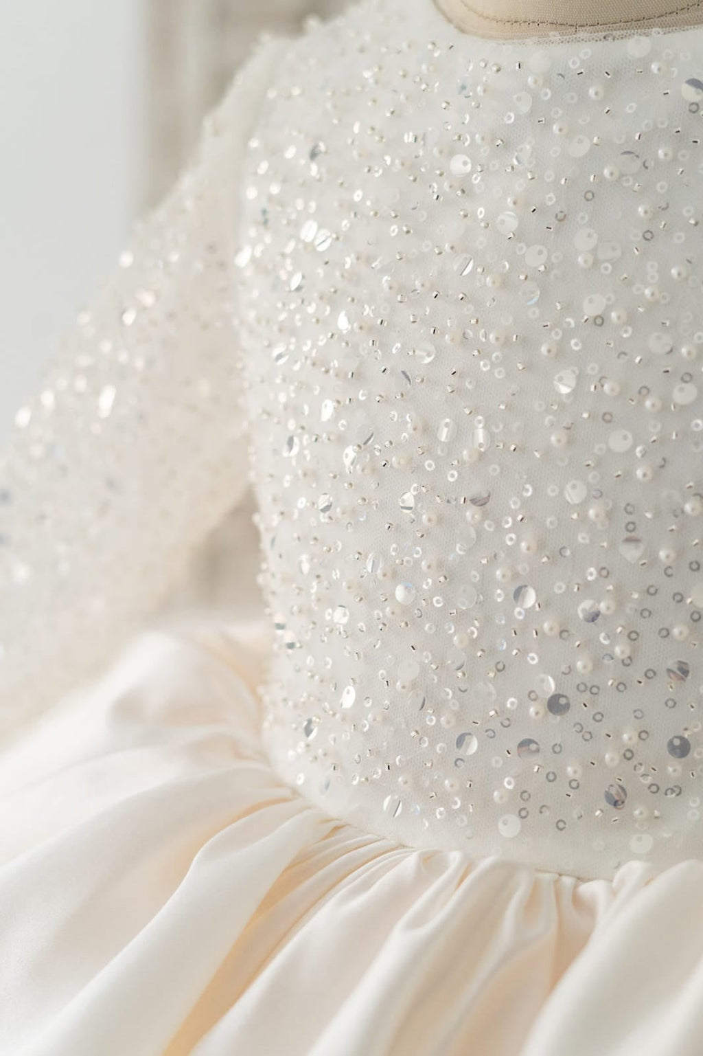 Vestido corto/mini de tul con lentejuelas estilo princesa/de baile 