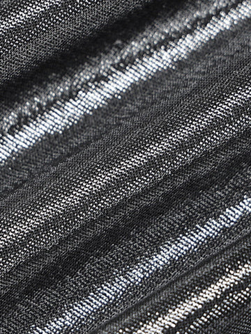 Vestidos de noche ajustados, asimétricos, brillantes, de color liso, con abertura en la entrepierna y un solo hombro. 