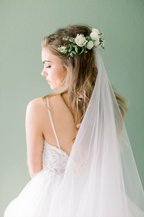 Vestidos de novia elegantes de corte A para bodas en el bosque, los mejores vestidos de novia WD695
