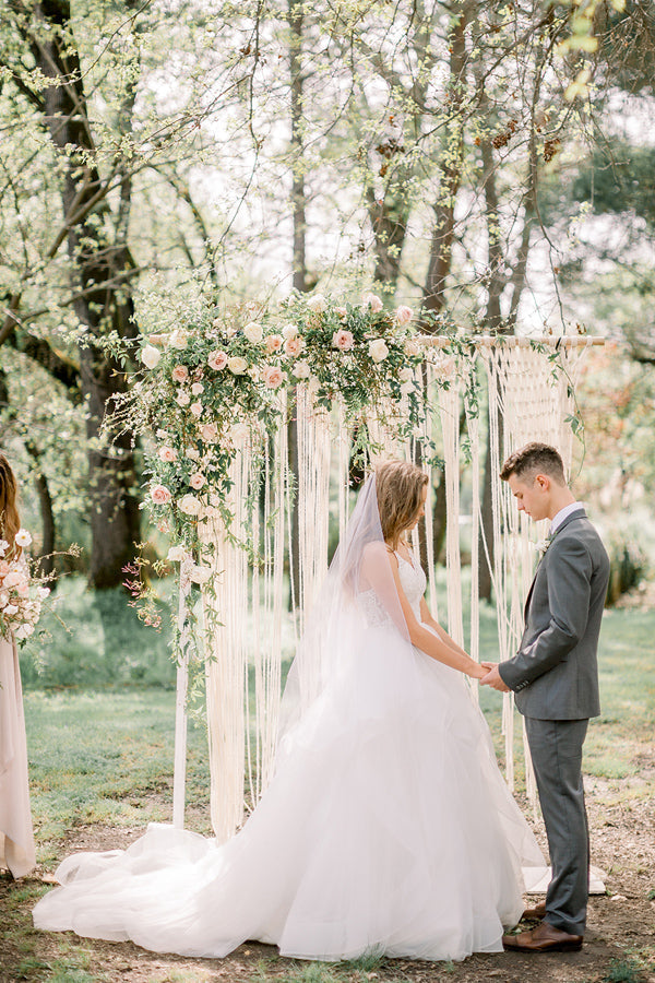 Vestidos de novia elegantes de corte A para bodas en el bosque, los mejores vestidos de novia WD695