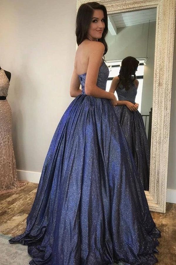 Vestidos largos de fiesta con escote halter y lentejuelas, corte en A, lindos vestidos formales