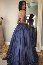 Vestidos largos de fiesta con escote halter y lentejuelas, corte en A, lindos vestidos formales