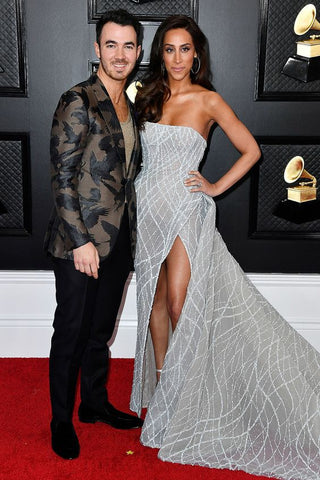 Vestidos de fiesta largos azules sin tirantes de corte A, vestido de noche único