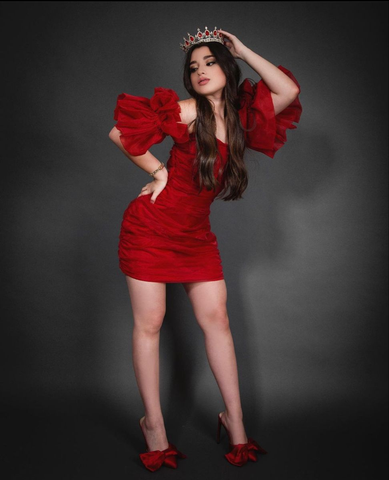 Robe de bal rouge moulante et sexy pour un 22e anniversaire (Y4177)