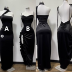 Black Sexy Sheath Prom Dress Evening Dress Y8270