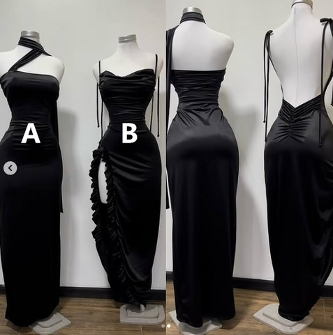 Black Sexy Sheath Prom Dress Evening Dress Y8270